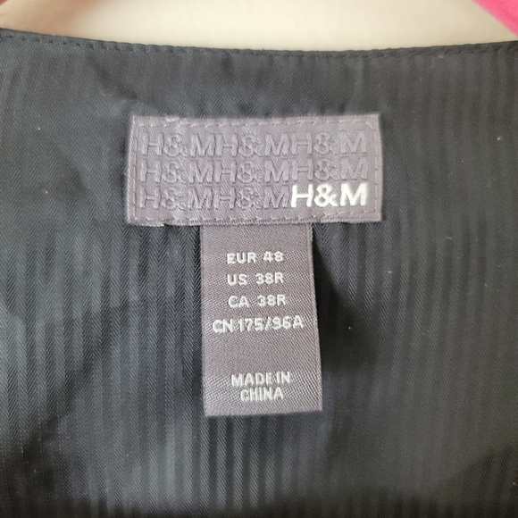 H&M Suit Vest Black Size 38 - Picture 6 of 6